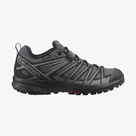 Salomon X CREST GORE-TEX Mens Hiking Shoes Black | Salomon South Africa